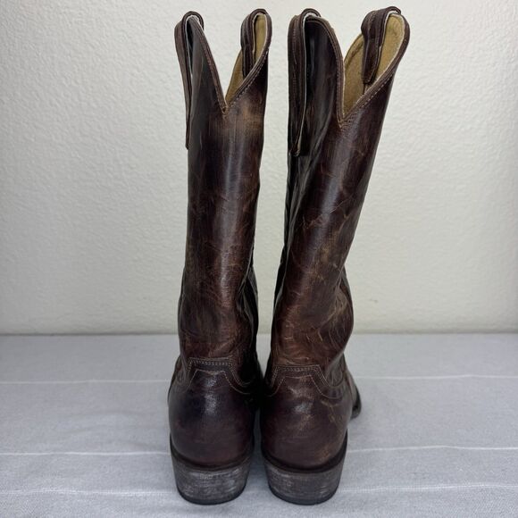 Idyllwind Wildwest Snip Toe Leather Western Boots Cowgirl Rodeo Brown 8 B - Picture 5 of 16